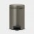 Brabantia NewIcon 3 Litre Pedal Bin - Platinum