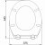 RainBow Soft toilet seat - cream