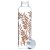 Puckator Reusable Glass Water Bottle with Protective Neoprene Sleeve with Strap - Florens Jasminum