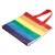 Puckator Recycled Plastic Bottles RPET Reusable Shopping Bag - Rainbow Flag