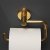 Miller Bond Toilet Roll Holder - Polished Brass