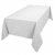 Le Chateau Fine Linen White Table Cloth - Rectangular