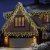 Premier Decorations Frosted IcicleBrights 640 LED with White Cable - Warm White