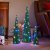 Three Kings GlitterTrees (Set of 3) - Green