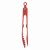 Fusion Twist Food Tongs - Red