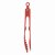 Fusion Twist Food Tongs Red