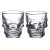 Puckator Skulls Shot Glass 60ml (Set of 2)