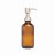 &Again Amber Glass Pump Bottle 250ml