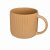 Siip Embossed Lines Mug Tan