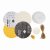 The Kitchen Pantry 24 Piece Mixed Design Jam Jar Covers