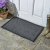 Outside In Opti-Mat Chequered Rubber Backed 45 x 75cm - Anthracite