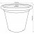 Clever Pots Round Plant Pot 19/20cm Charcoal