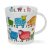 Cairngorm Shape Fine Bone China Mug - Bright Bunch Assorted