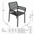 Libeccio Dining Table With 6 Doga Chair Set Anthracite