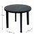 Revello Round Table With 4 Parma Chairs Set Anthracite