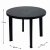 Revello Round Table With 4 Pineto Chairs Set Anthracite