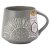 The English Tableware Company - Artisan Flower Mug (Grey)