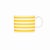 Siip Fundamental Horizontal Stripe Short Mug - Yellow