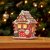 Three Kings InLit Gingerbread Santa CandyCane Cottage