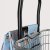 Crazy Cats with Brushed Silver Frame Shopping Trolley