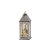 Konstsmide Battery Operated Wooden Lantern with Warm White LED - Church