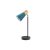 Oaks Lighting Sylva Table Lamp with USB Teal