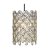 Oaks Lighting Moura Non-Electric Pendant Amber & Clear