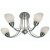 Oaks Lighting Altair 5 Arm Semi-Flush Ceiling Light Chrome