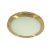 Oaks Lighting Rondo Flush Ceiling Light Large Satin Brass