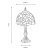 Oaks Lighting Tiffany Style Pink Yellow Table Lamp