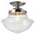 Oaks Lighting Lars Flush Ceiling Light Chrome