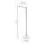 Oaks Lighting Armada Double Swing Arm Floor Lamp Antique Brass