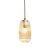 Oaks Lighting Cheb Pendant Amber