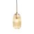 Oaks Lighting Cheb Pendant Amber