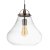 Oaks Lighting Turua Pendant 420 x 320mm Antique Chrome