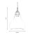 Oaks Lighting Turua Pendant 335 x 245mm Antique Brass