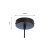 Oaks Lighting Leticia 300mm Pendant Black