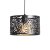 Oaks Lighting Leticia 250mm Pendant Black