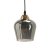 Oaks Lighting Arion Brandy Glass Shaped Pendant Smoked