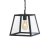 Oaks Lighting Riga Single Pendant Black