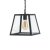 Oaks Lighting Riga Single Pendant Black