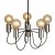 Oaks Lighting Tala 5 Light Chandelier Chrome