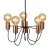 Oaks Lighting Tala 5 Light Chandelier Copper