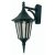 Oaks Lighting Cardinal Outdoor Wall Lantern Down Black