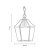 Oaks Lighting Dulverton Pendant Black