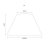 Oaks Lighting Cotton Coolie Shade Lilac - Various Sizes