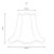 Oaks Lighting Scallop Shade Sand - Various Sizes