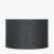 Pacific Lifestyle Lino Self Lined Linen Drum Lampshade 35cm - Black