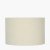 Pacific Lifestyle Lino Self Lined Linen Drum Lampshade 25cm - Cream