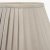 Pacific Lifestyle Lyndon Poly Cotton Knife Pleat Tapered Lampshade 30cm - Taupe